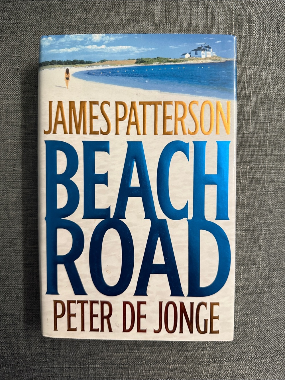 James Patterson "Beach Road" Hardcover Book - Blue & White Cover
